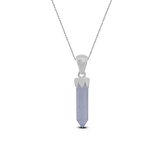 blue lace agate pendant