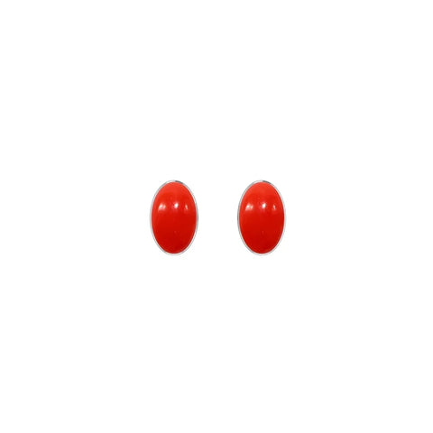 red coral earrings 