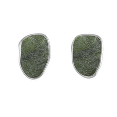 moldavite earrings 