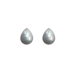 pearl cab pear earrings