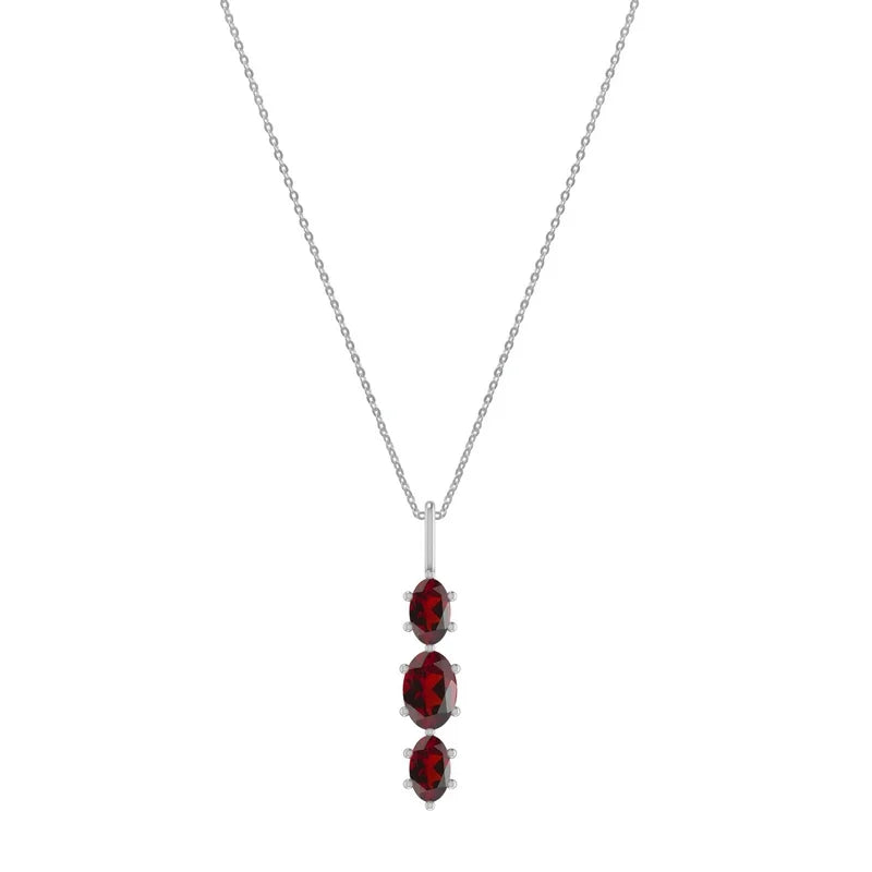 garnet pendant