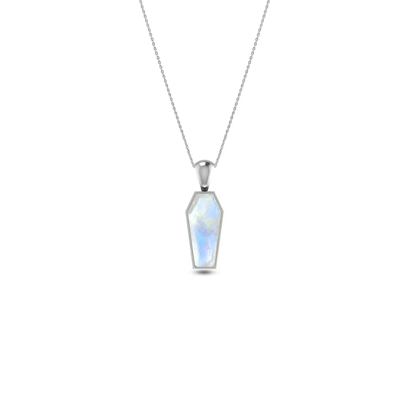 rainbow moonstone pendant