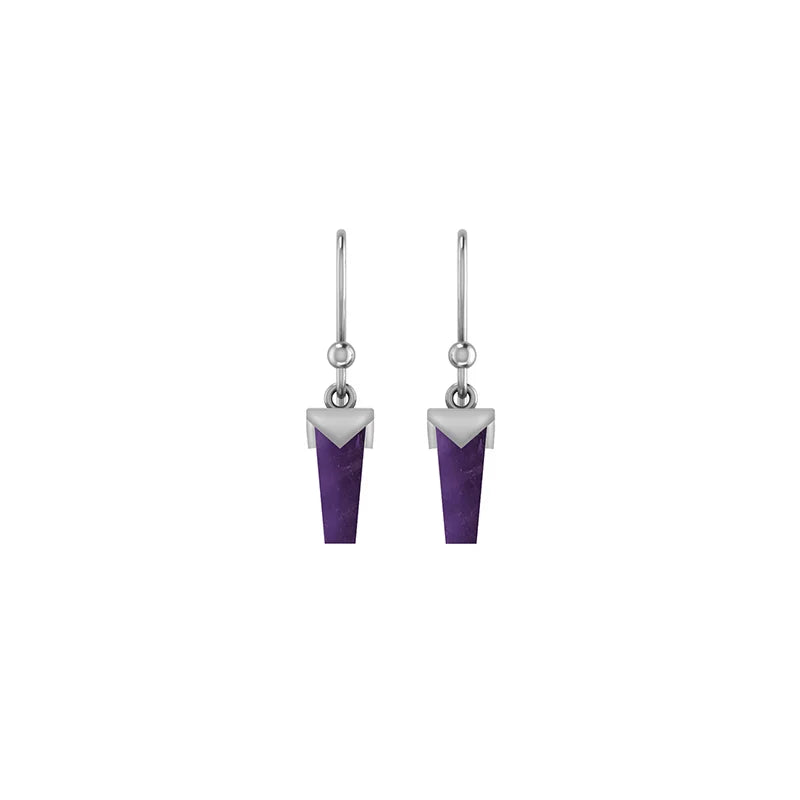 amethyst earrings