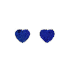 lapis lazuli slice earrings