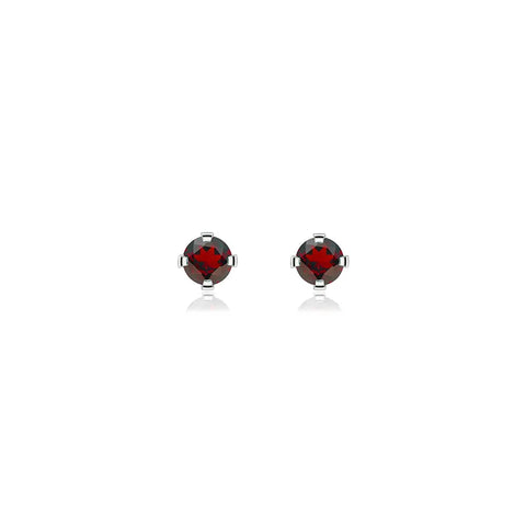 rhodolite garnet earrings 
