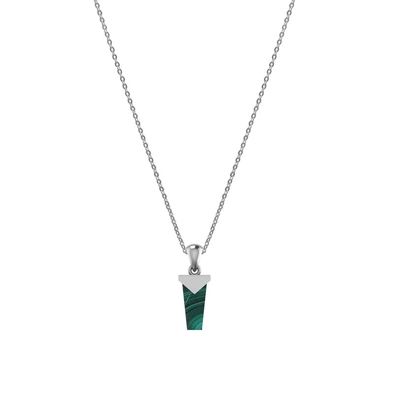 malachite pendant