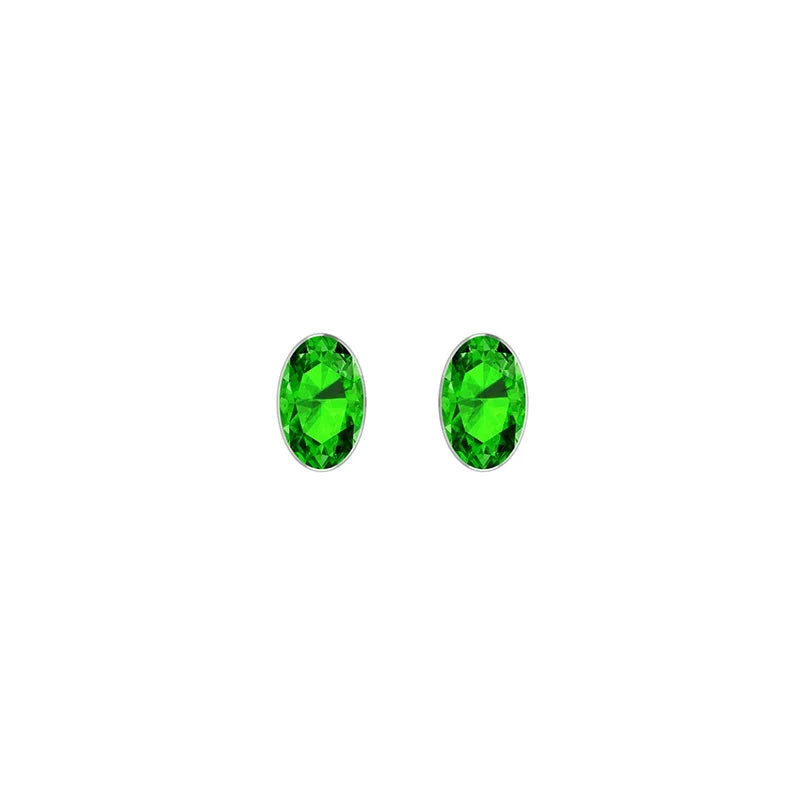 chrome diopside earrings 