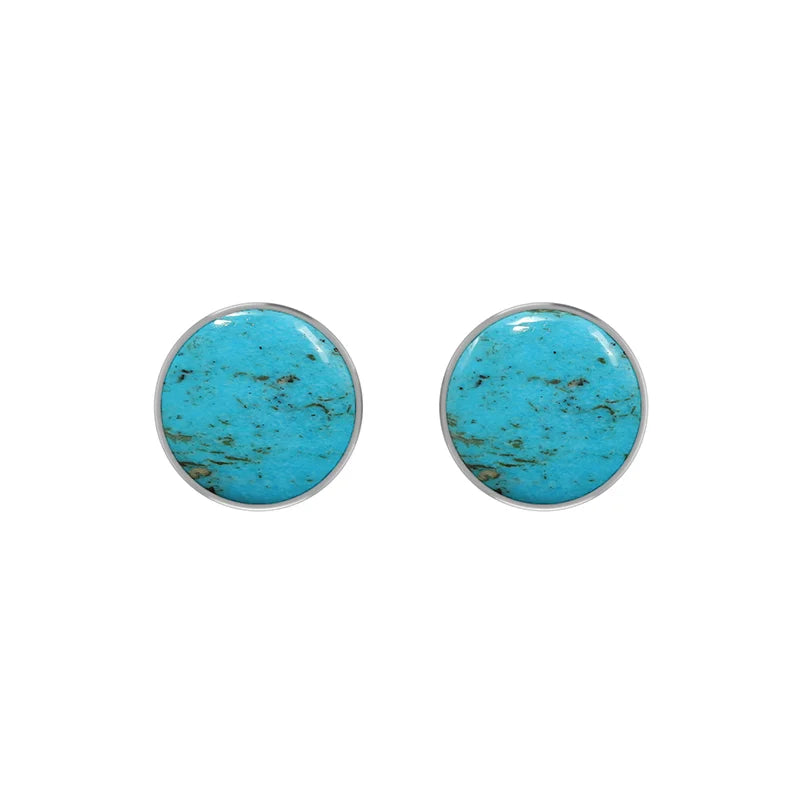 turquoise cab earrings