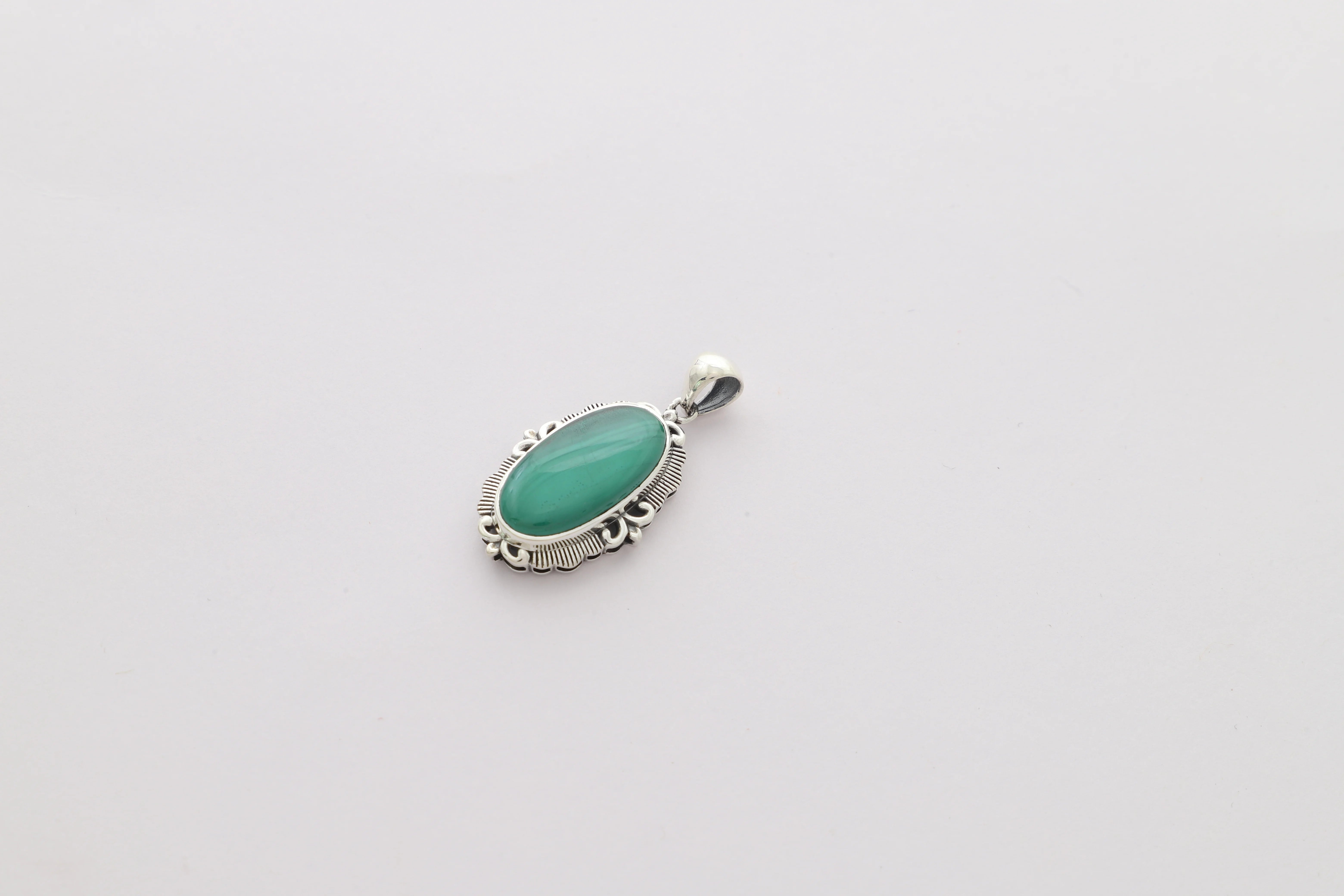 malachite pendant