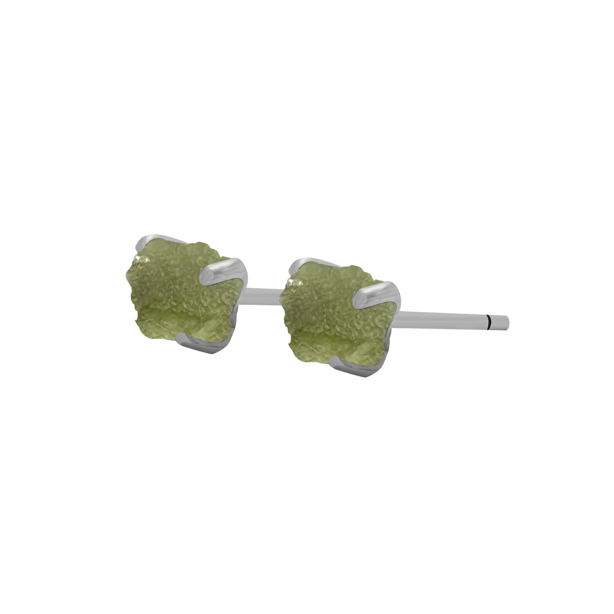 moldavite earrings 