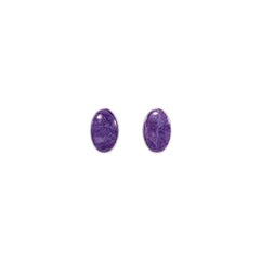 charoite earrings 