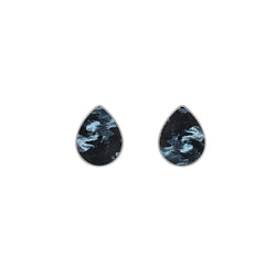 pietersite cab pear earrings