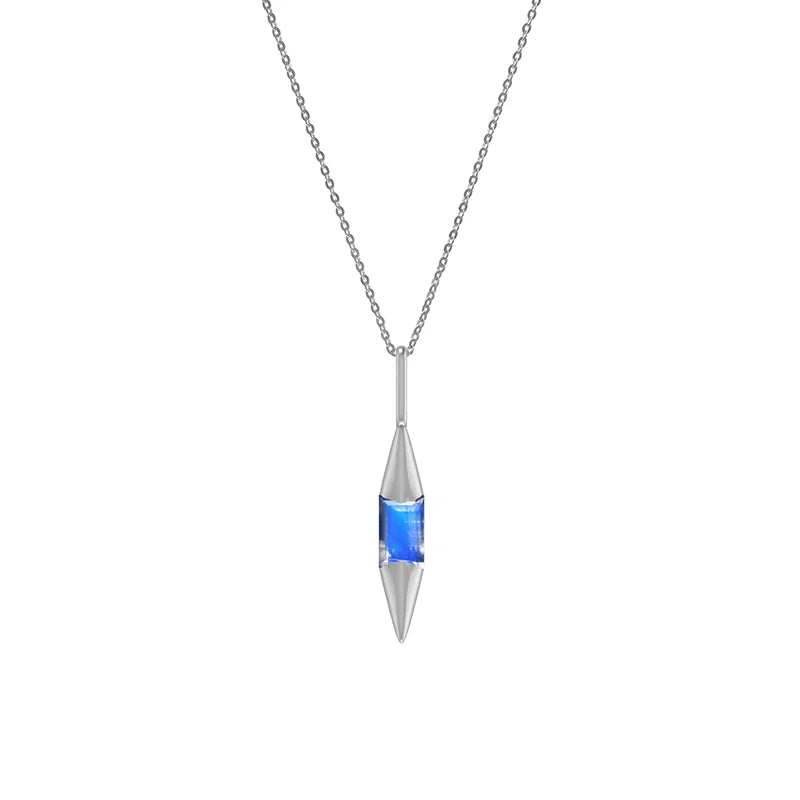 rainbow moonstone pendant