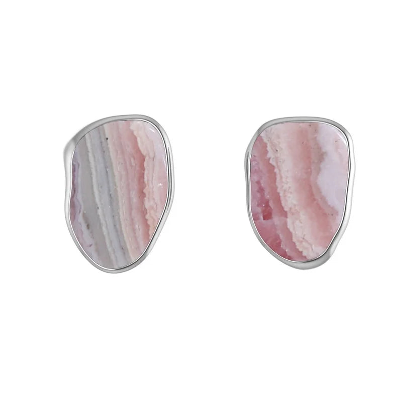 rhodochrosite earrings 