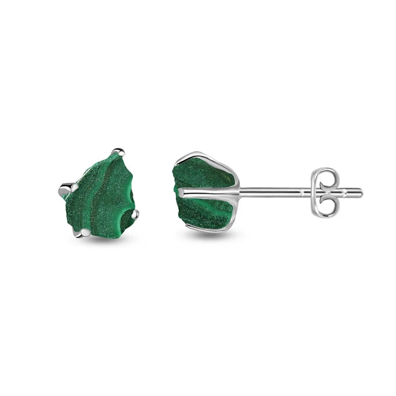 malachite earrings 