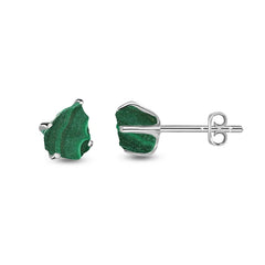 malachite earrings 