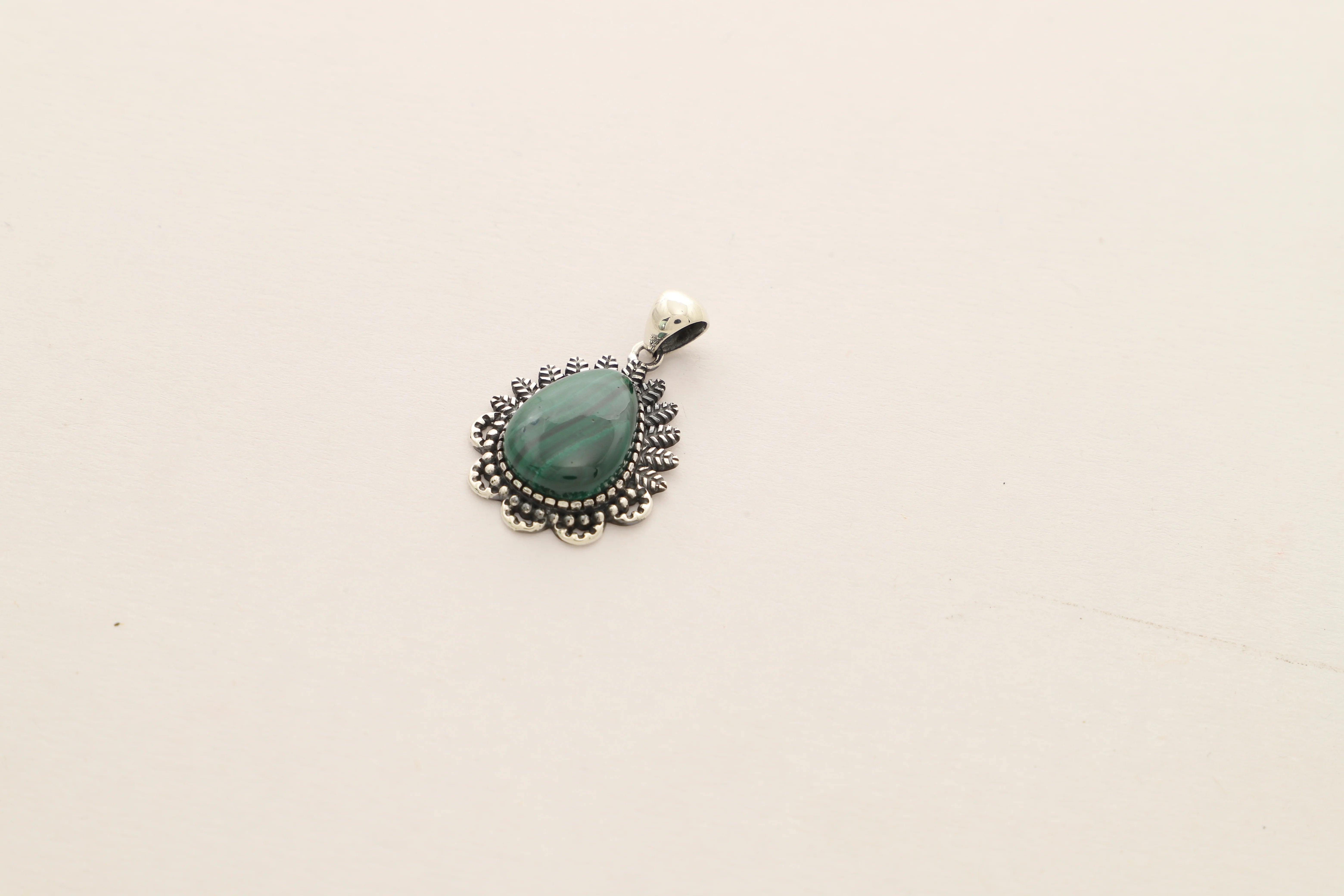malachite pendant
