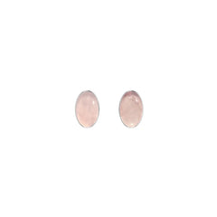 rose quartz earrings 