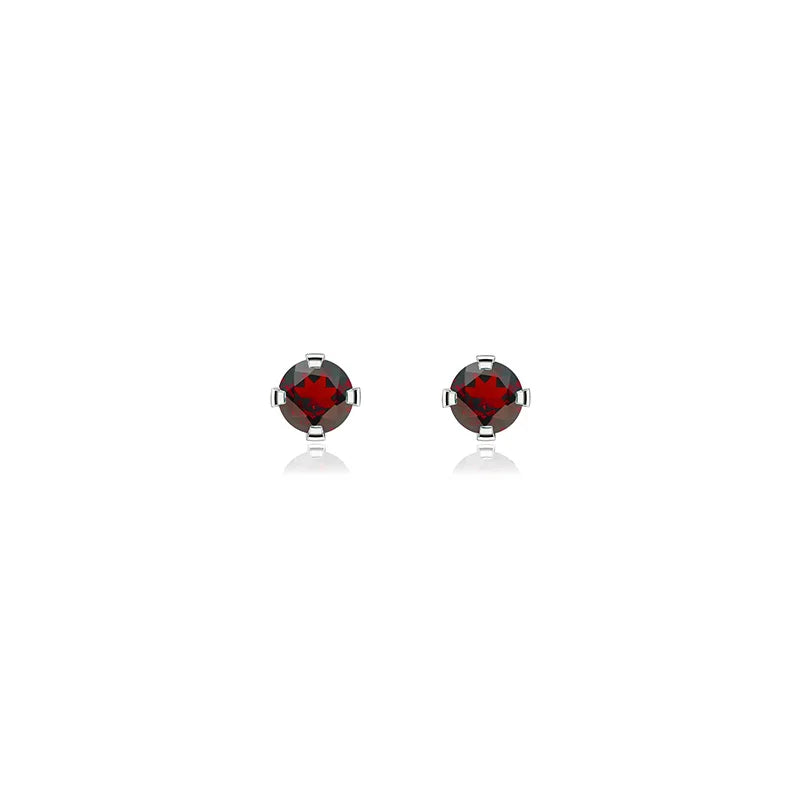 rhodolite garnet earrings 
