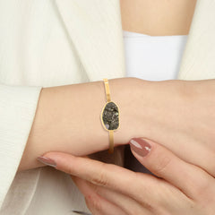 pyrite rough bracelet