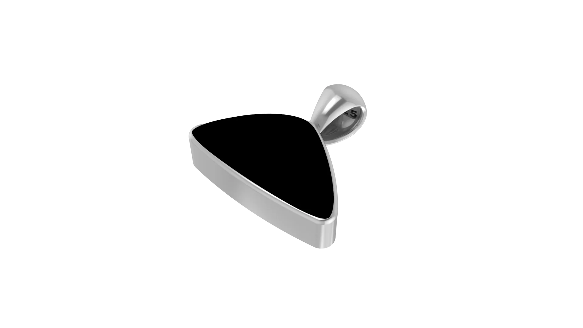 black onyx pendant