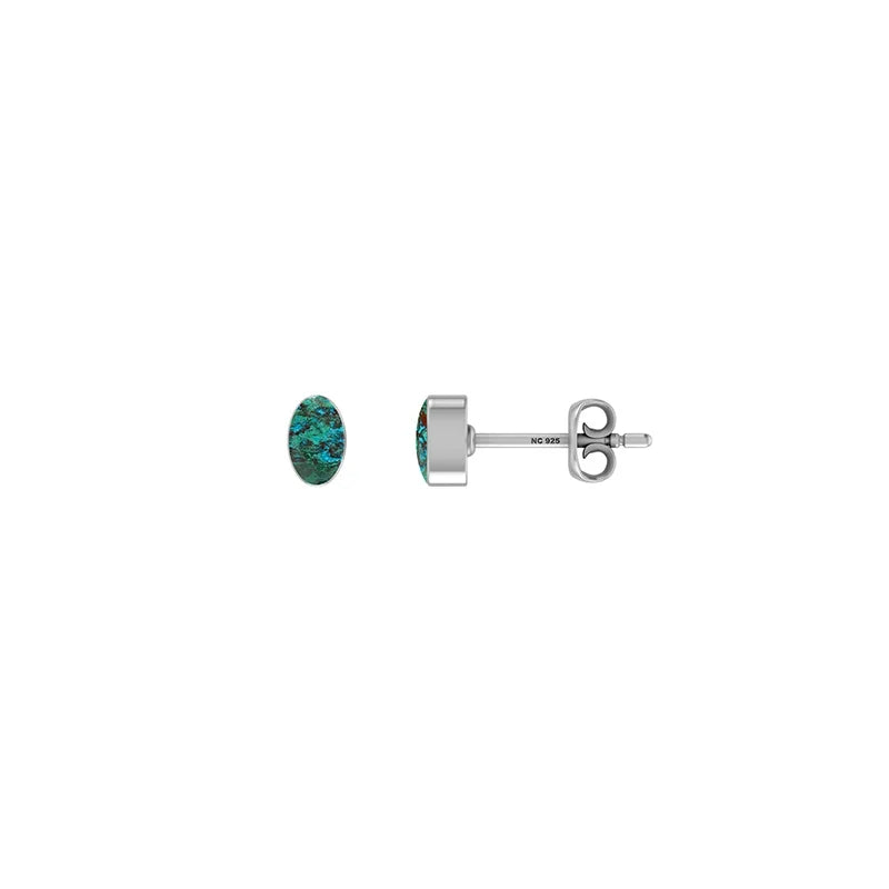 chrysocolla earrings 