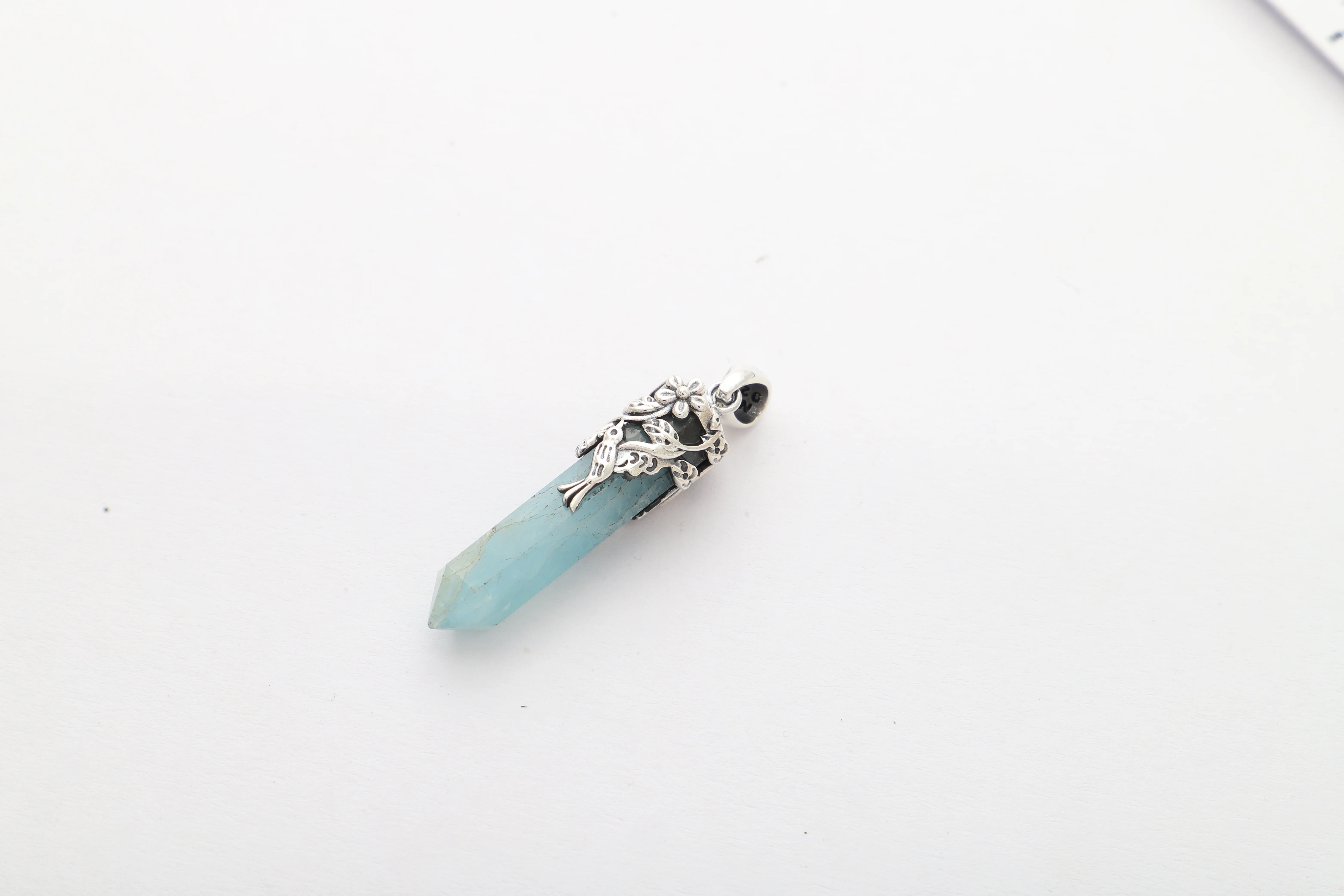 aquamarine pendant