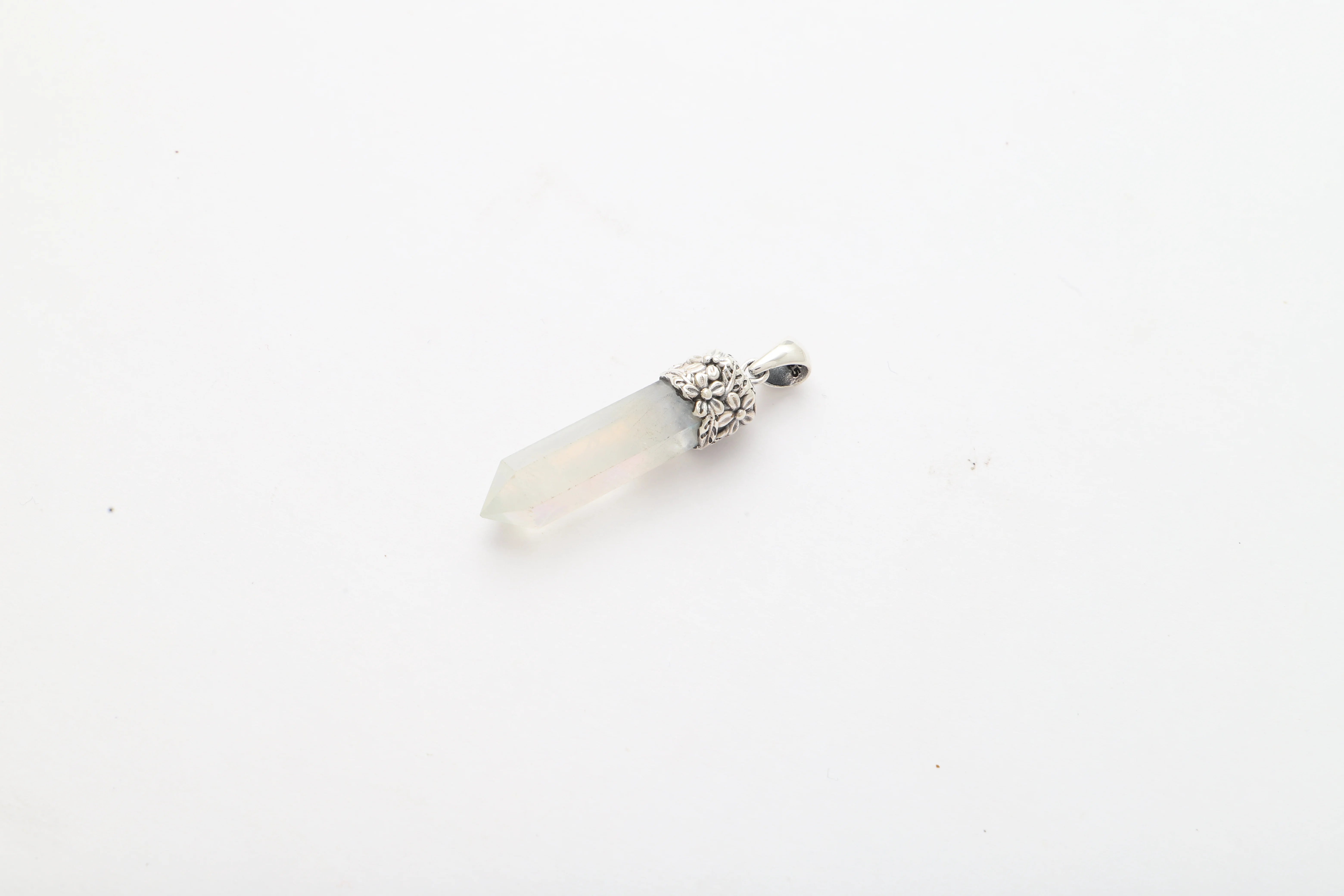 rainbow moonstone pendant