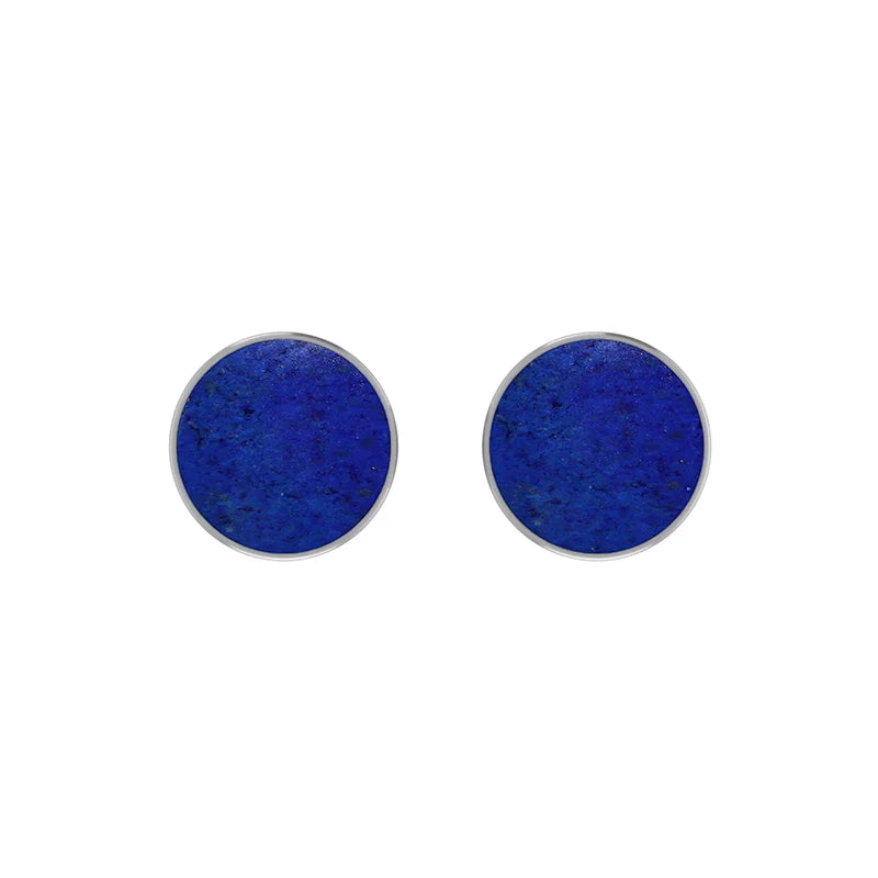 lapis lazuli cab earrings