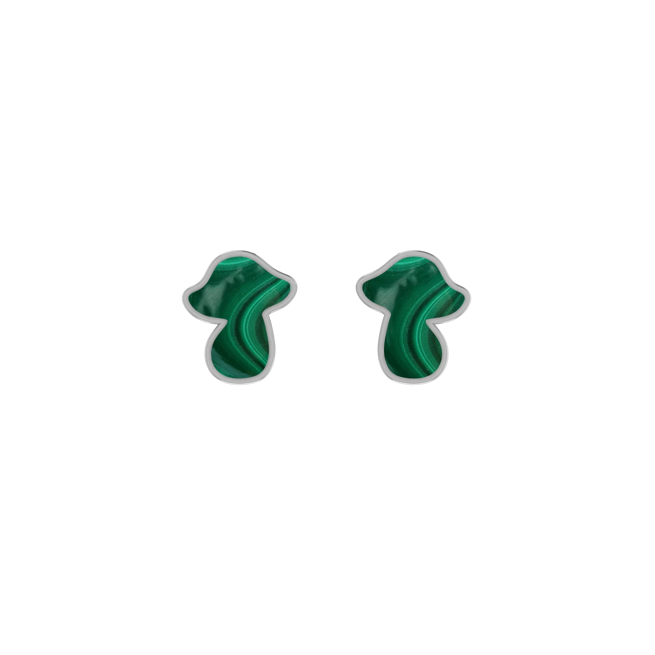 malachite earrings 