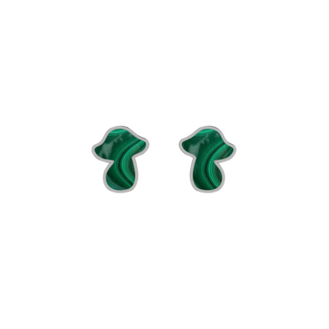 malachite earrings 