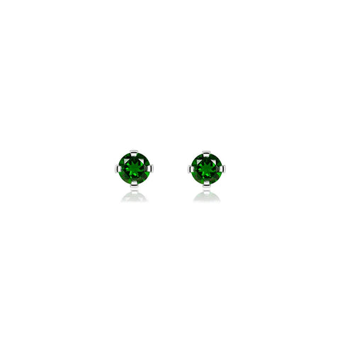 chrome diopside earrings 