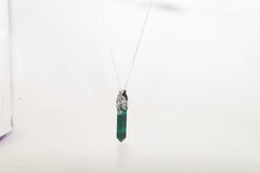 malachite pendant