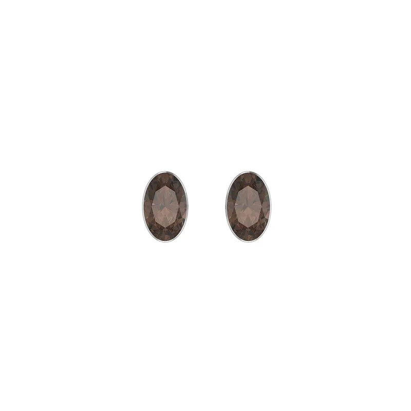 smoky quartz earrings 