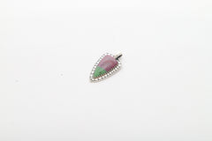 ruby zoisite pendant