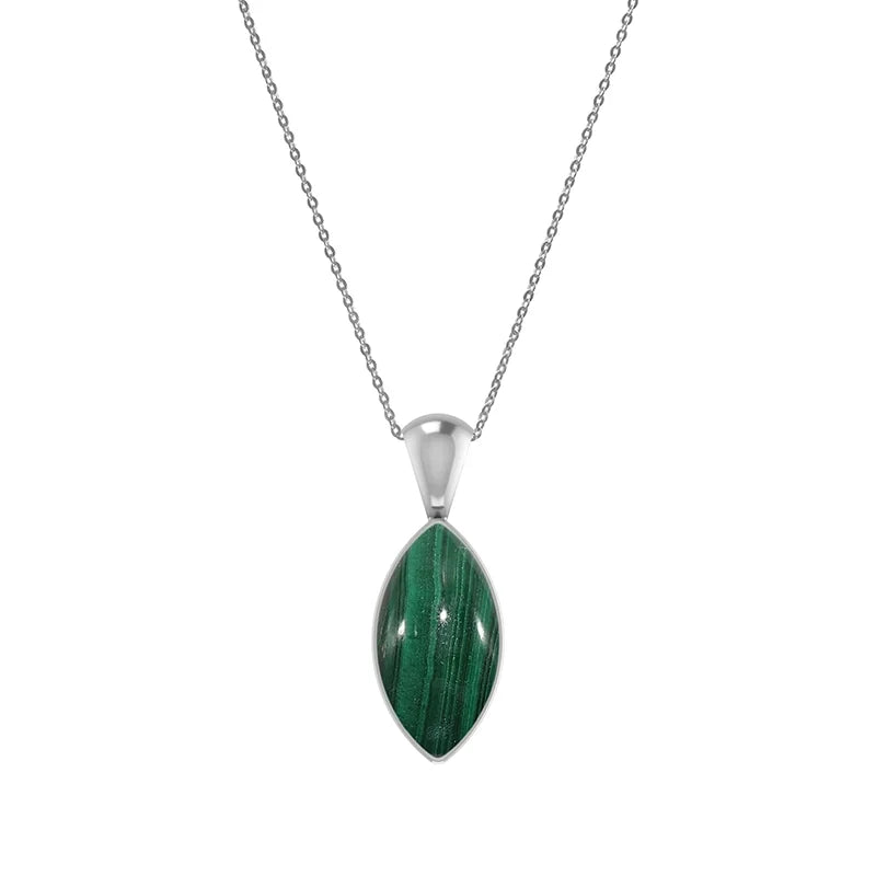 malachite pendant