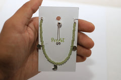 peridot cut bracelet