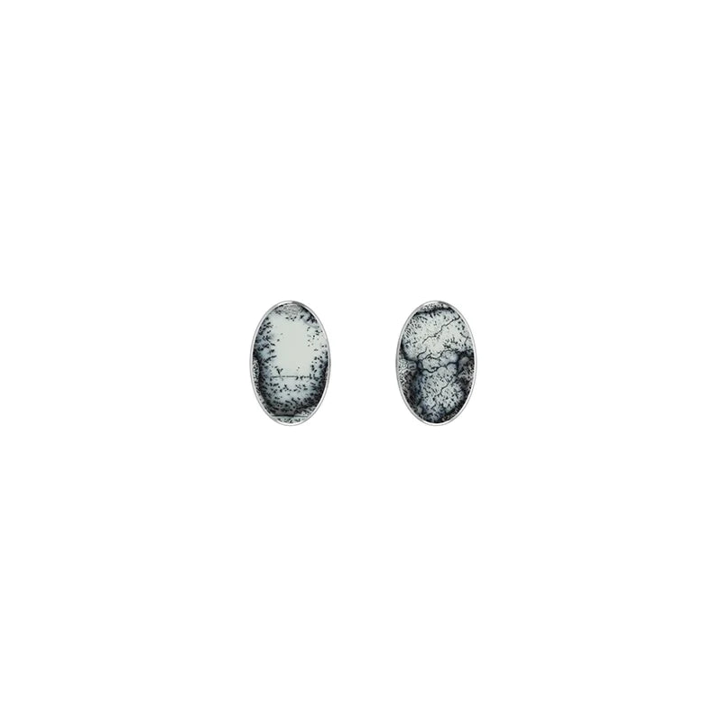 dendritic opal earrings 
