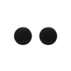 shungite cab earrings