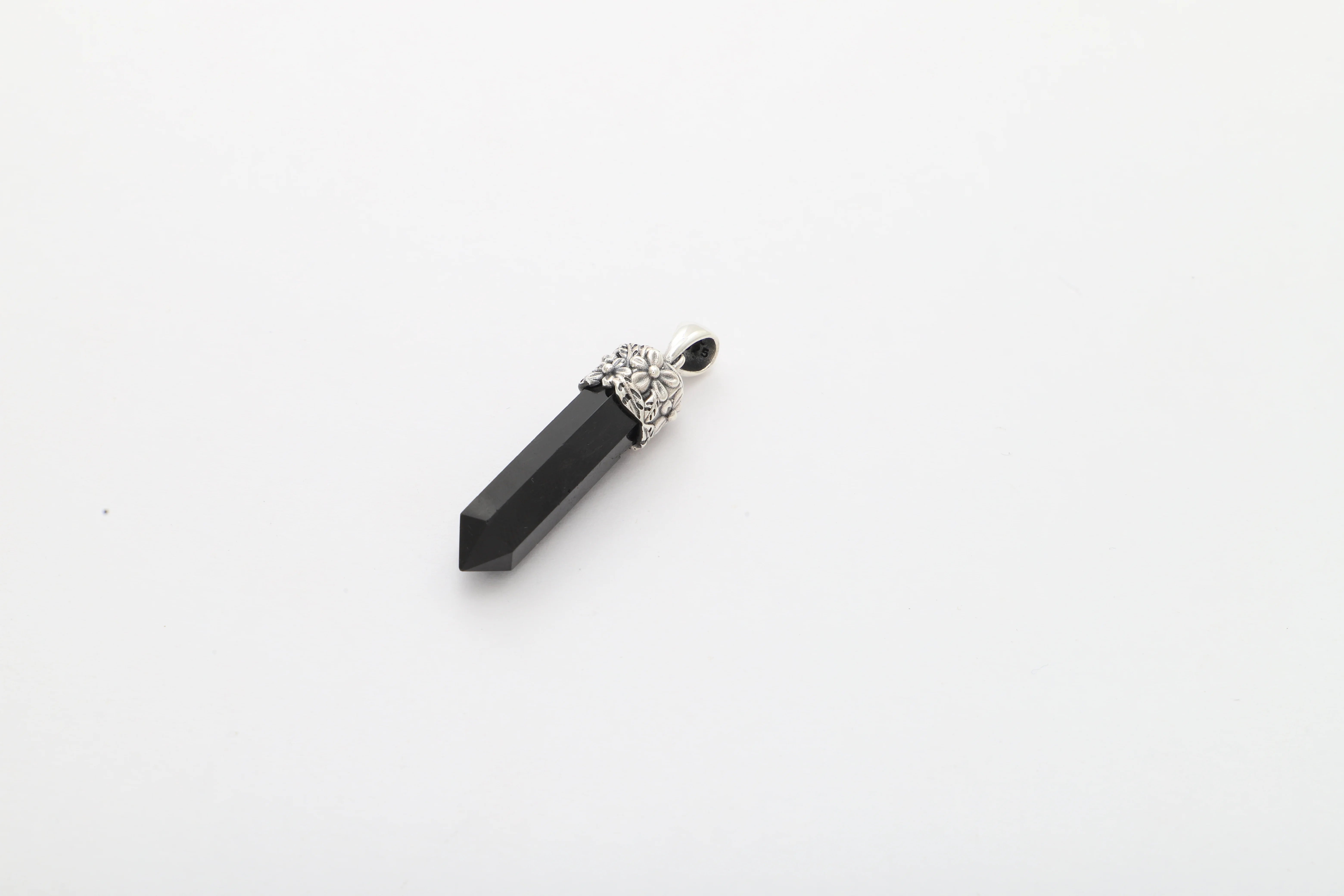 black tourmaline pendant