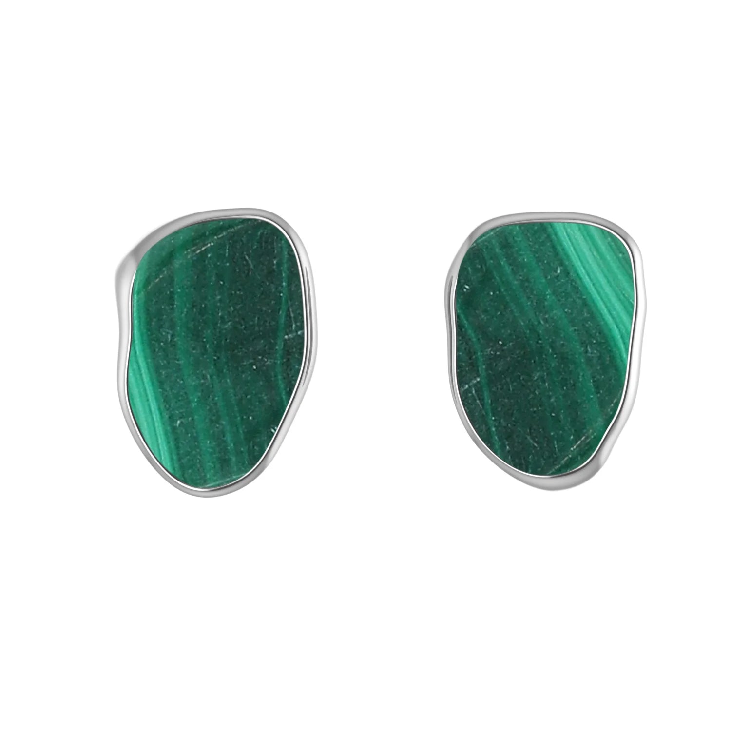 malachite earrings 