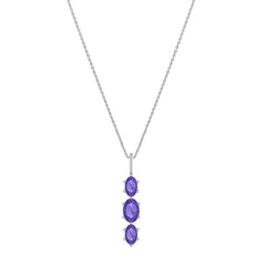 iolite pendant