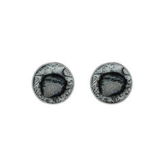 dendritic opal cab earrings