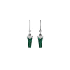 malachite earrings