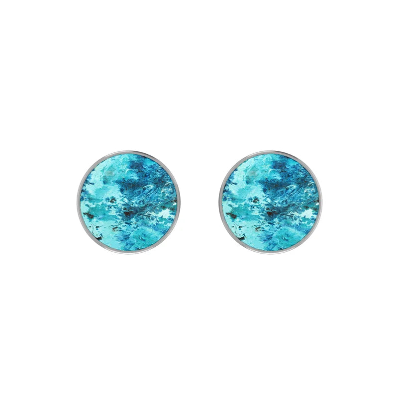 shattuckite cab earrings