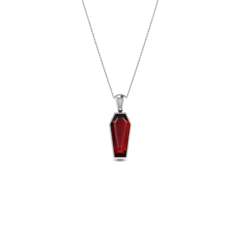 red-garnet pendant