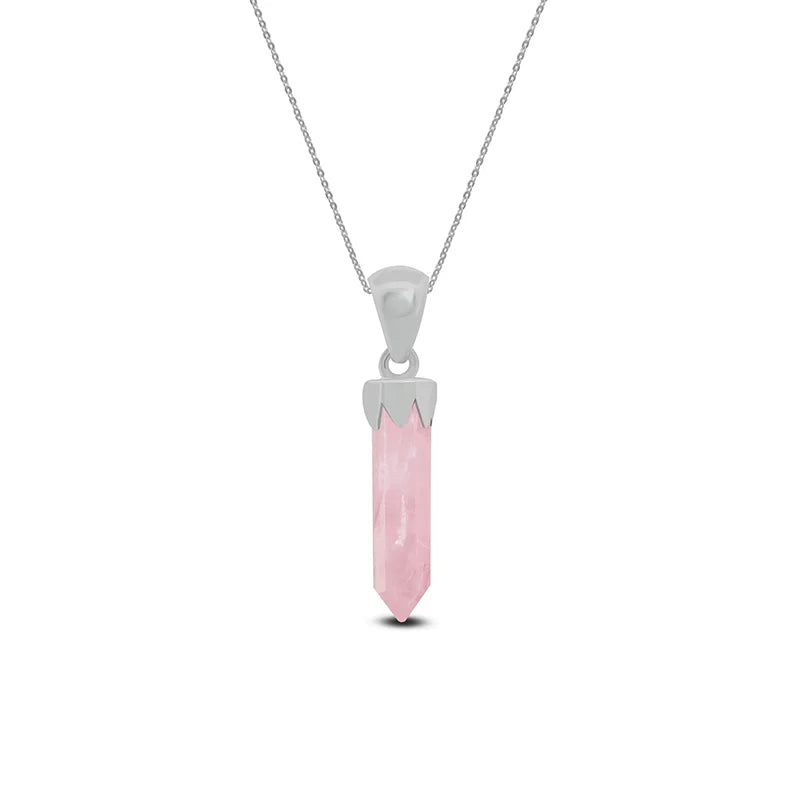 rose quartz pendant