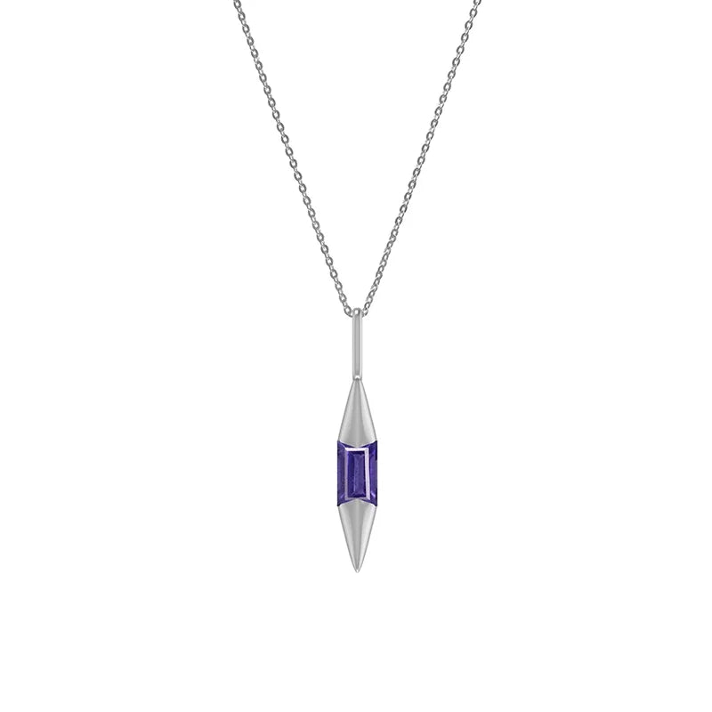 iolite pendant