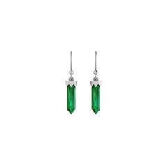 malachite earrings 