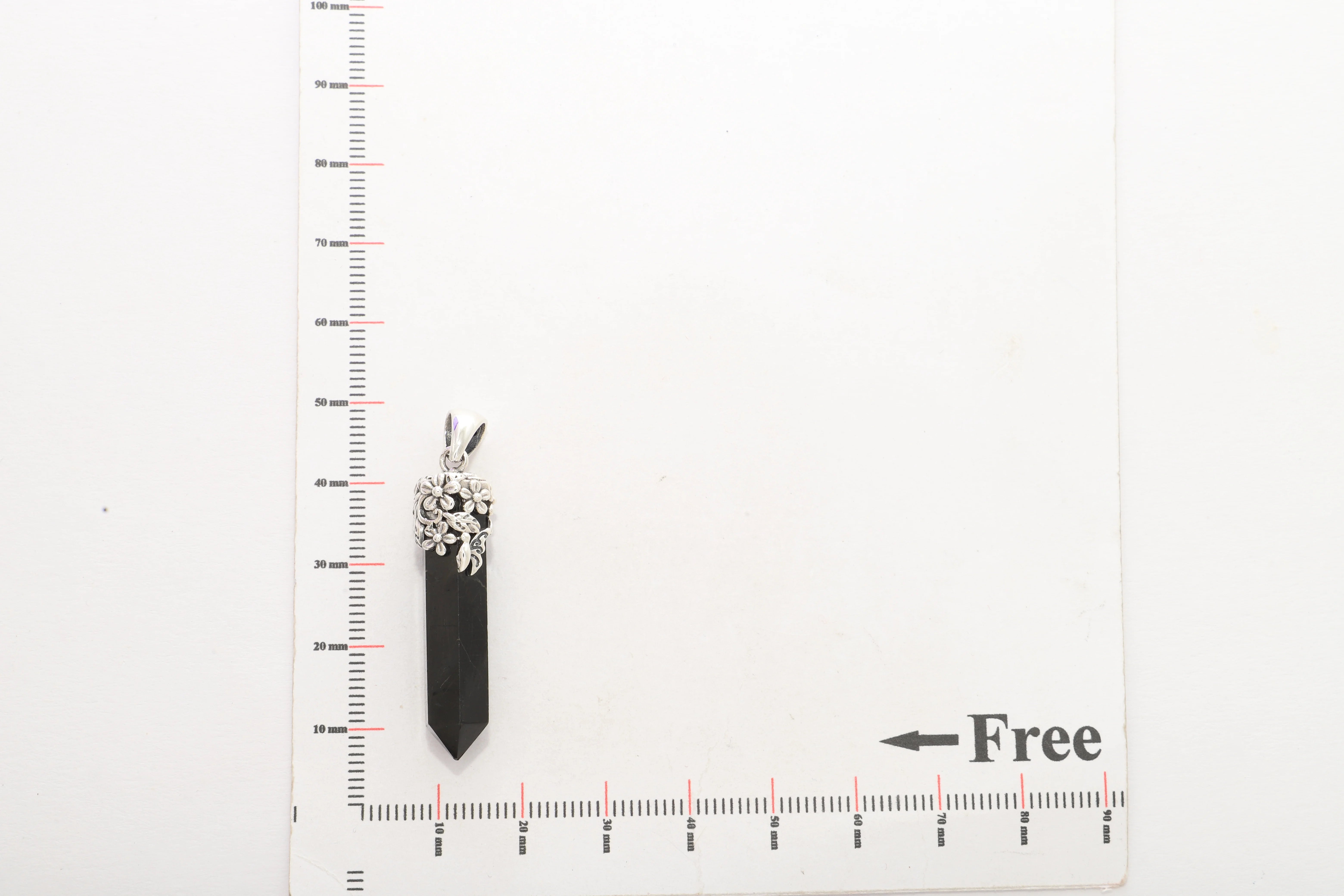 black tourmaline pendant